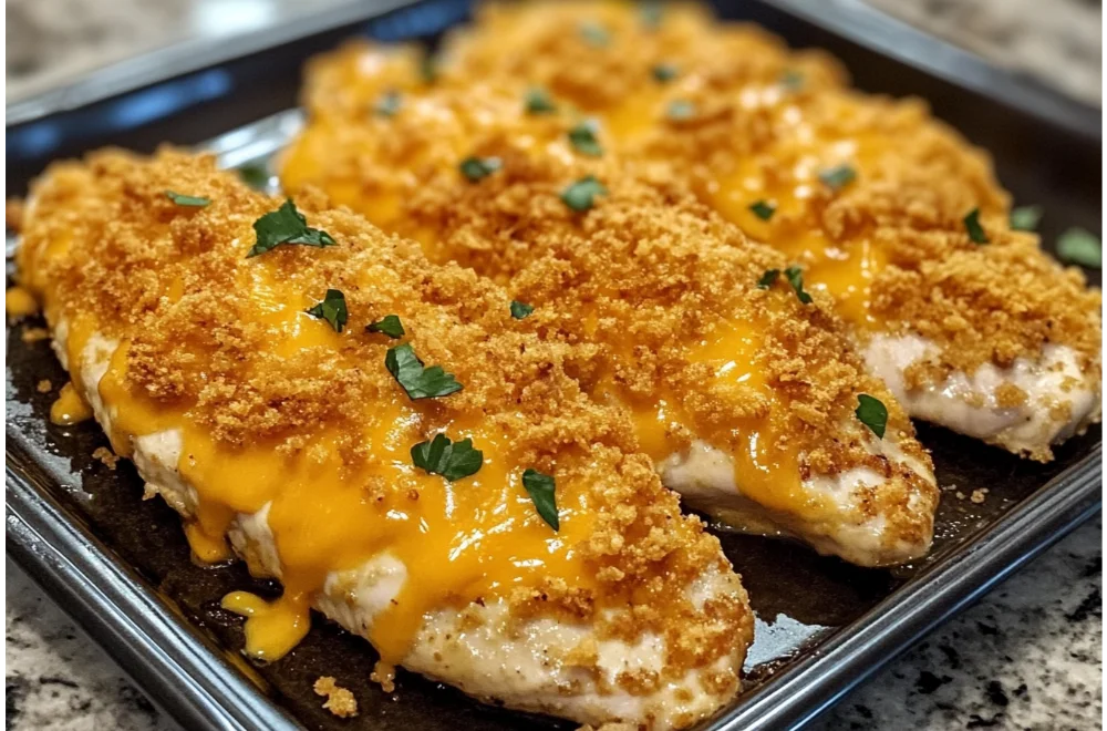 Crispy Cheddar Chicken - Cheesy, Crispy Perfection in Every Bite