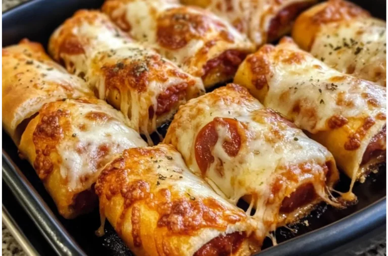 Air Fryer Cheesy Pepperoni Pizza Rolls: Quick & Easy Snack!