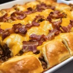 Ultimate Comfort: Bacon Cheeseburger Crescent Casserole