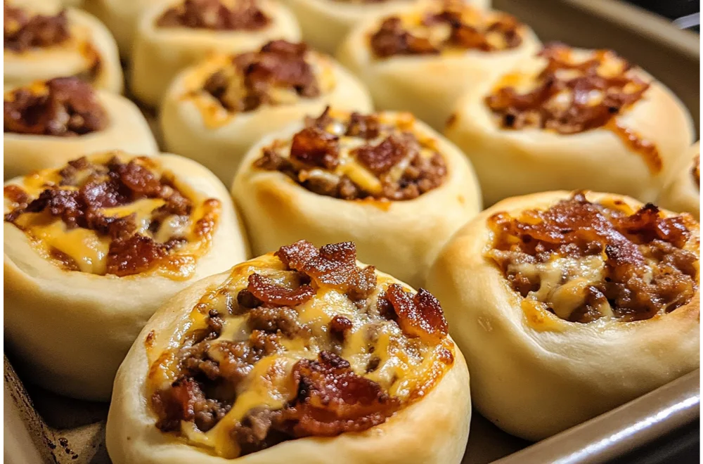 Easy Bacon Cheeseburger Pizza Rolls – A Family Favorite