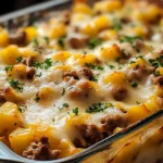 Cheesy Hamburger Potato Casserole – A Family Favorite Dish