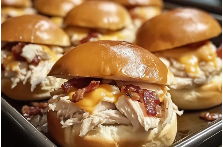 Easy Chicken Bacon Ranch Sliders: Perfect for Parties