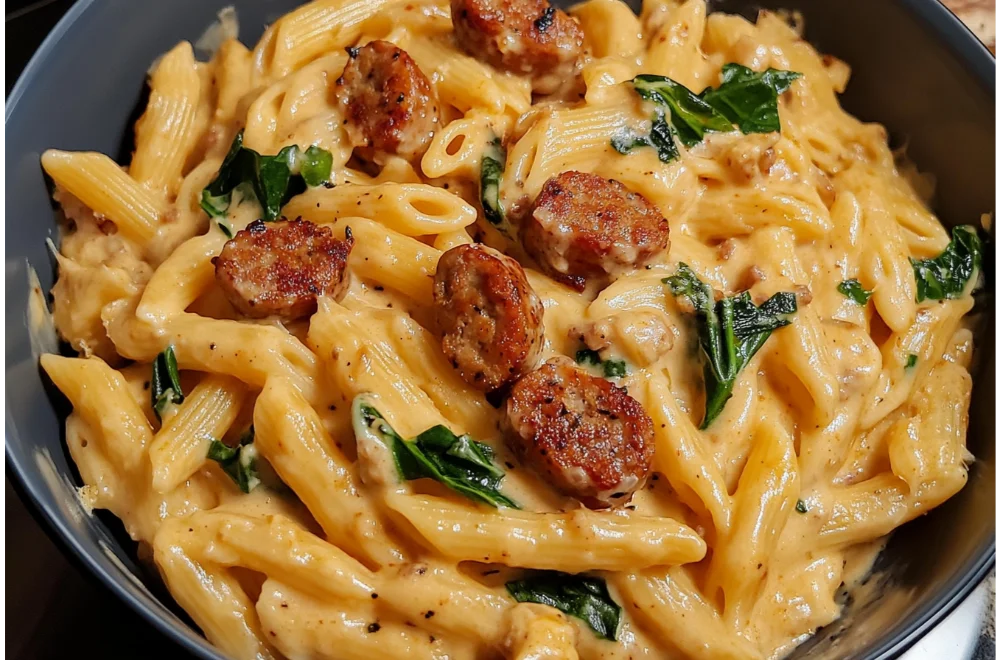 Easy Creamy Cajun Sausage Pasta – Ready in 30 Minutes