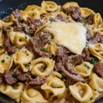 Easy Creamy Cheesesteak Tortellini – Perfect for Dinner