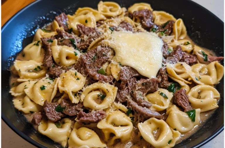 Easy Creamy Cheesesteak Tortellini – Perfect for Dinner