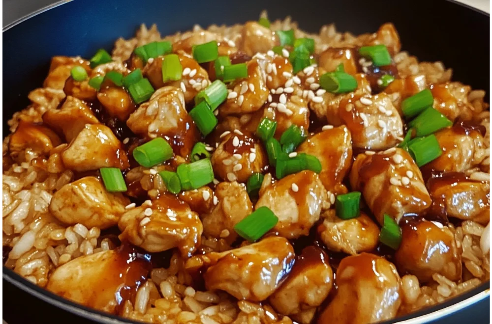 One-Pan Bold Honey BBQ Chicken Rice: A Flavorful Dinner