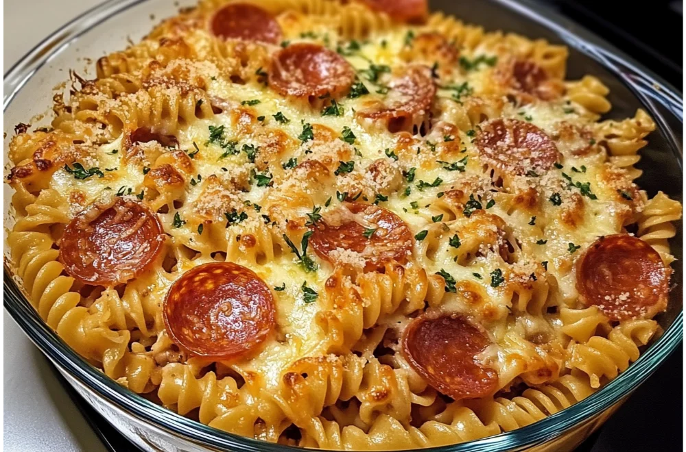 Easy Pepperoni Pasta Bake - Cheesy Dinner Delight!