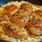 One-Pan Smothered Chicken and Rice - Easy Comfort Food