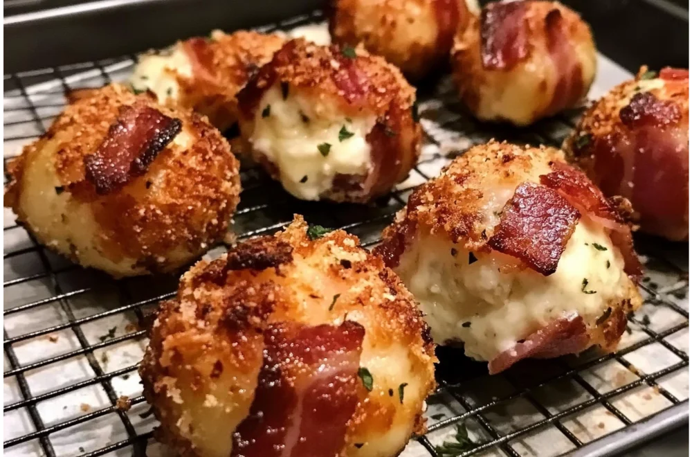 Irresistible Stuffed Mozzarella Bacon Bombs Recipe