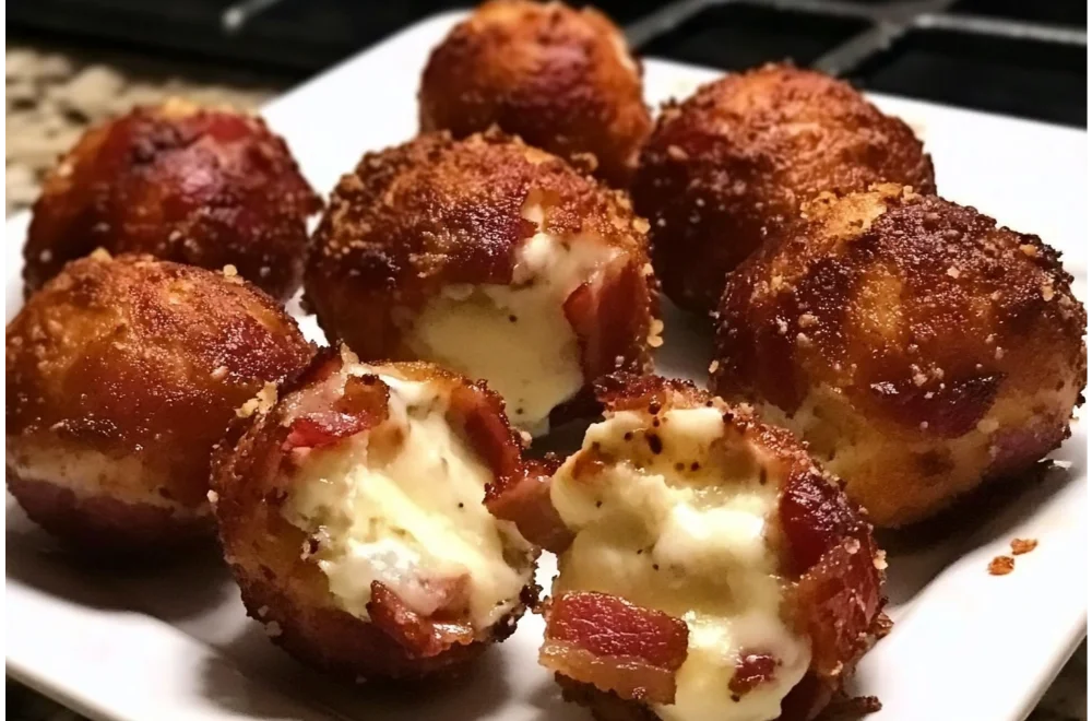 Irresistible Stuffed Mozzarella Bacon Bombs Recipe