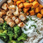 Easy Chicken & Sweet Potato Rice Bowl – Quick & Tasty