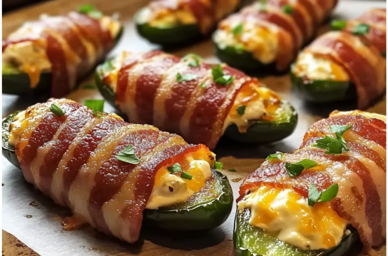 The Best Bacon-Wrapped Jalapeño Poppers – Party Favorite!