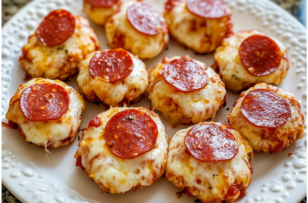 Cheesy Keto Pepperoni Bites – Quick, Low-Carb Snack Recipe