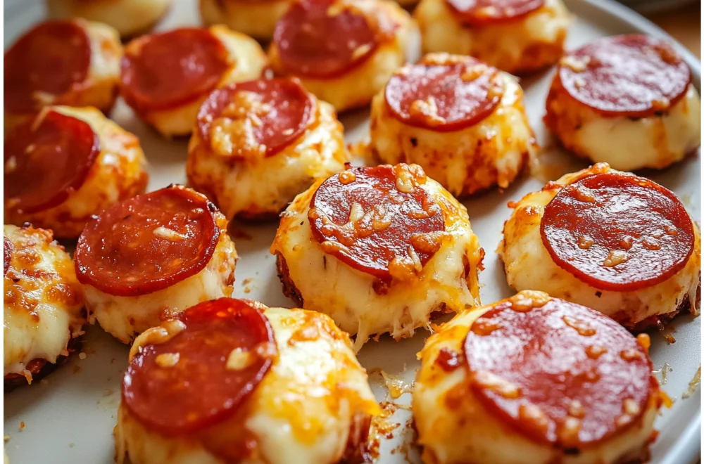 Cheesy Keto Pepperoni Bites – Quick, Low-Carb Snack Recipe