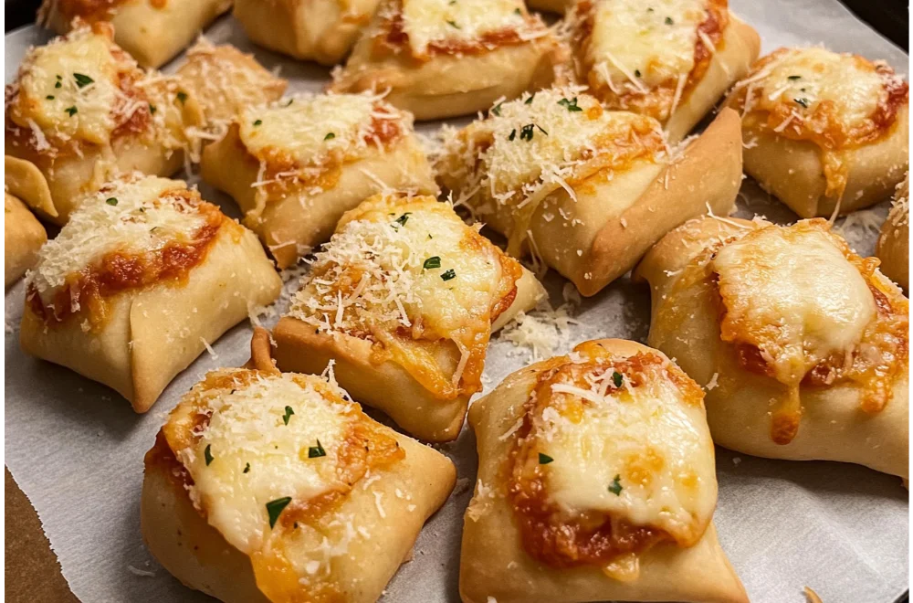 How to Make Parmesan Garlic Pizza Rolls – 28-Minute Snack