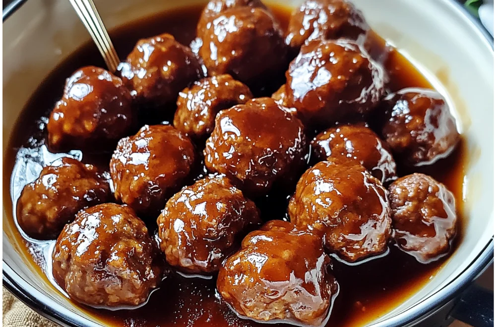 Sweet and Savory Honey-Glazed Slow Cooker Meatballs Recipe