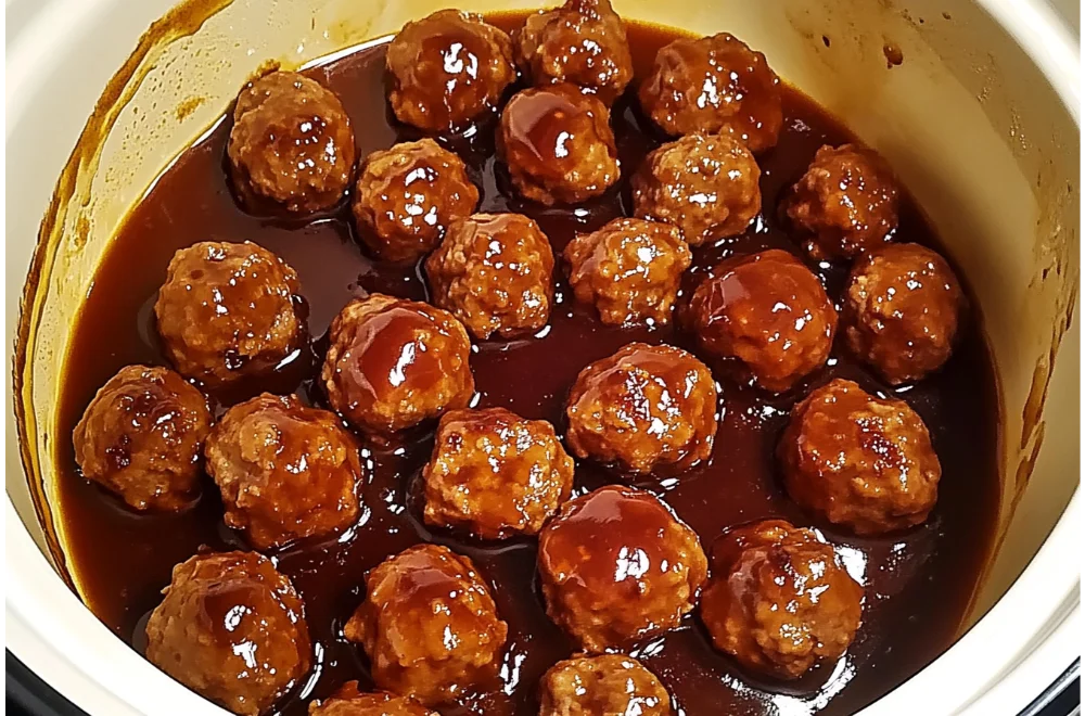 Sweet and Savory Honey-Glazed Slow Cooker Meatballs Recipe