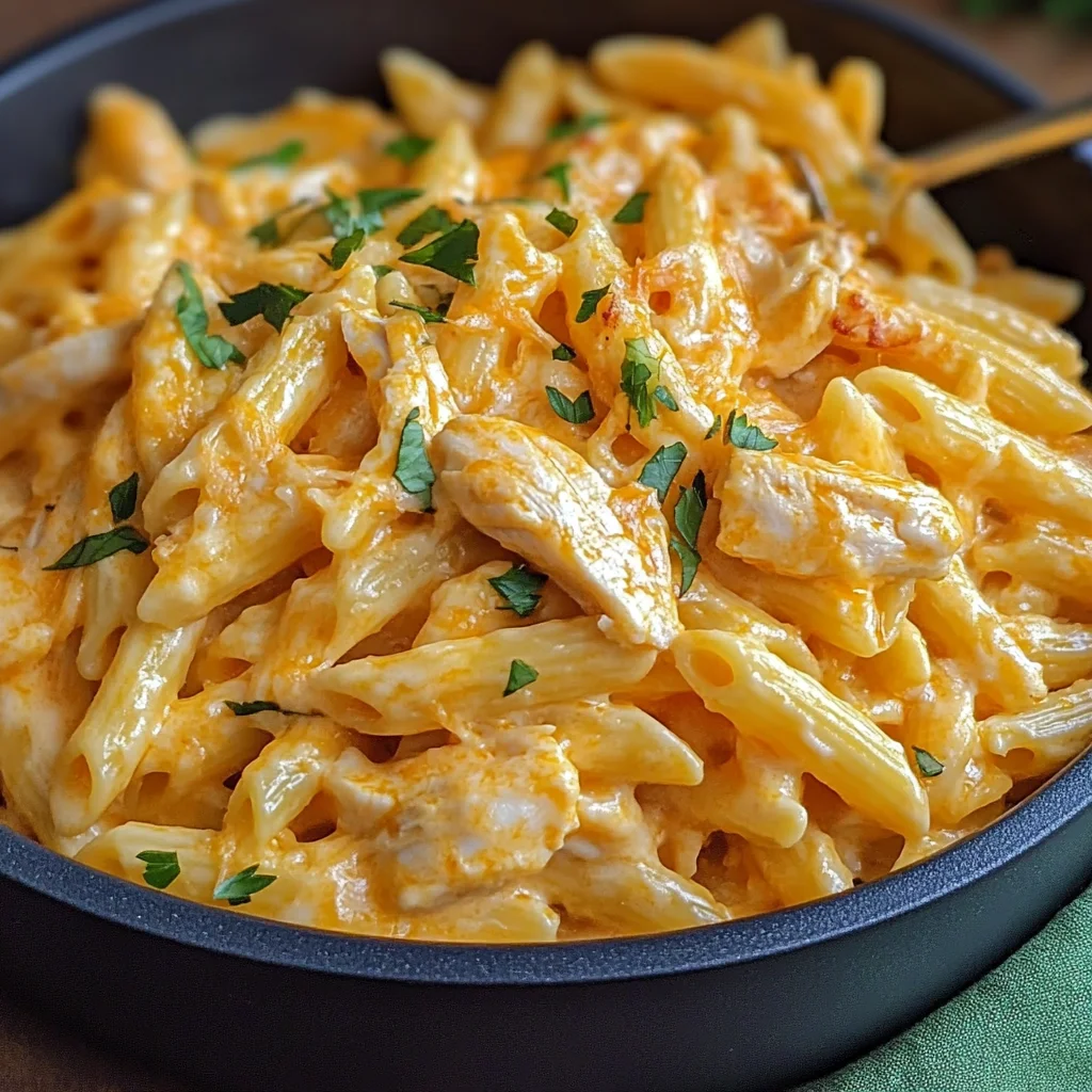 Buffalo Chicken Alfredo Pasta: A Creamy Comfort Dish