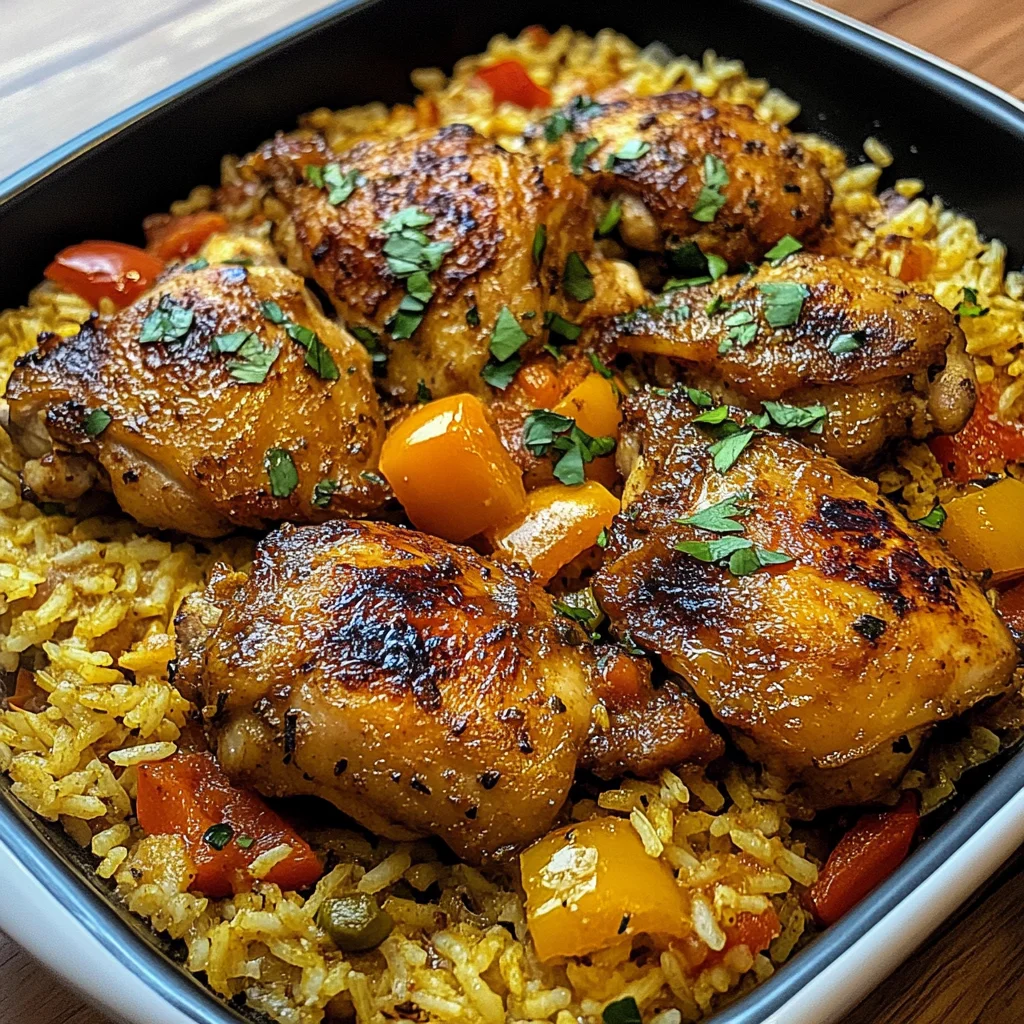 Caribbean Chicken and Rice: A Flavorful Comfort Dish