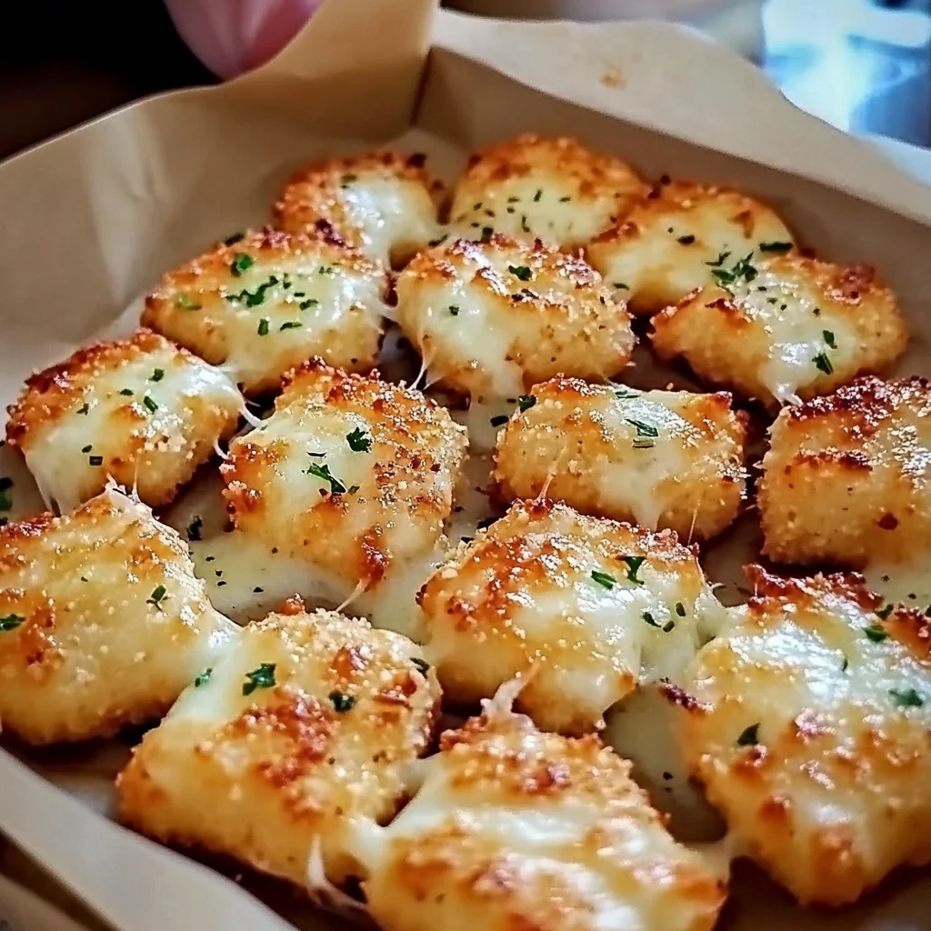 Cheesy Parmesan Mozzarella Bites: Crispy & Delicious!