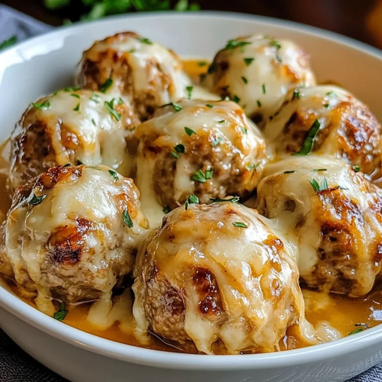 Crock Pot French Onion Meatballs Recipe | Easy Comfort Food