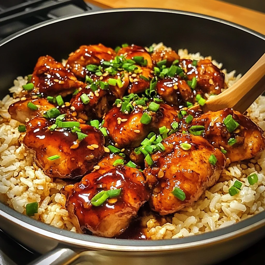 Sticky Sweet Heat Teriyaki Chicken & Rice: Quick & Tasty