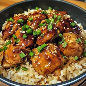 Sticky Sweet Heat Teriyaki Chicken & Rice: Quick & Tasty