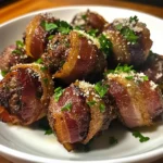 BBQ Bacon Wrapped Meatball Poppers Recipe
