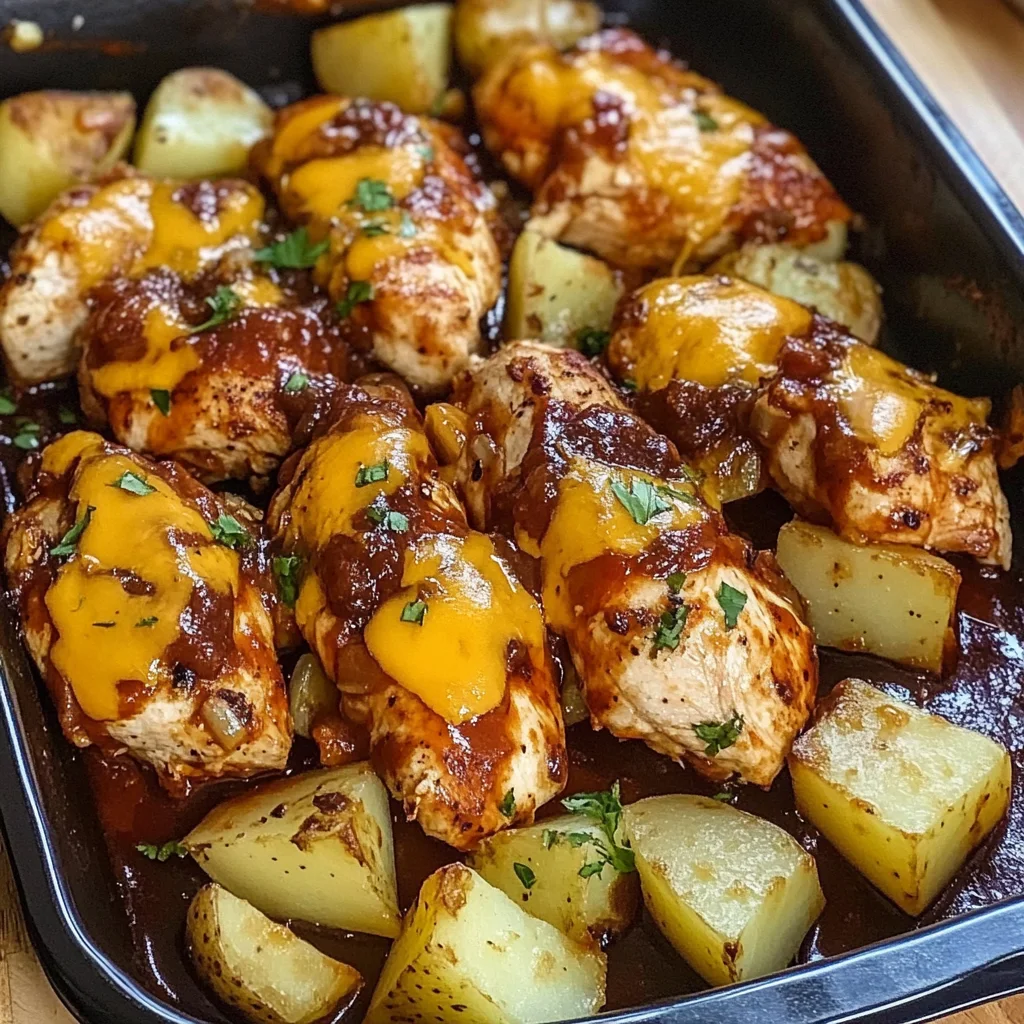 Easy BBQ Chicken and Potatoes Recipe for Dinner