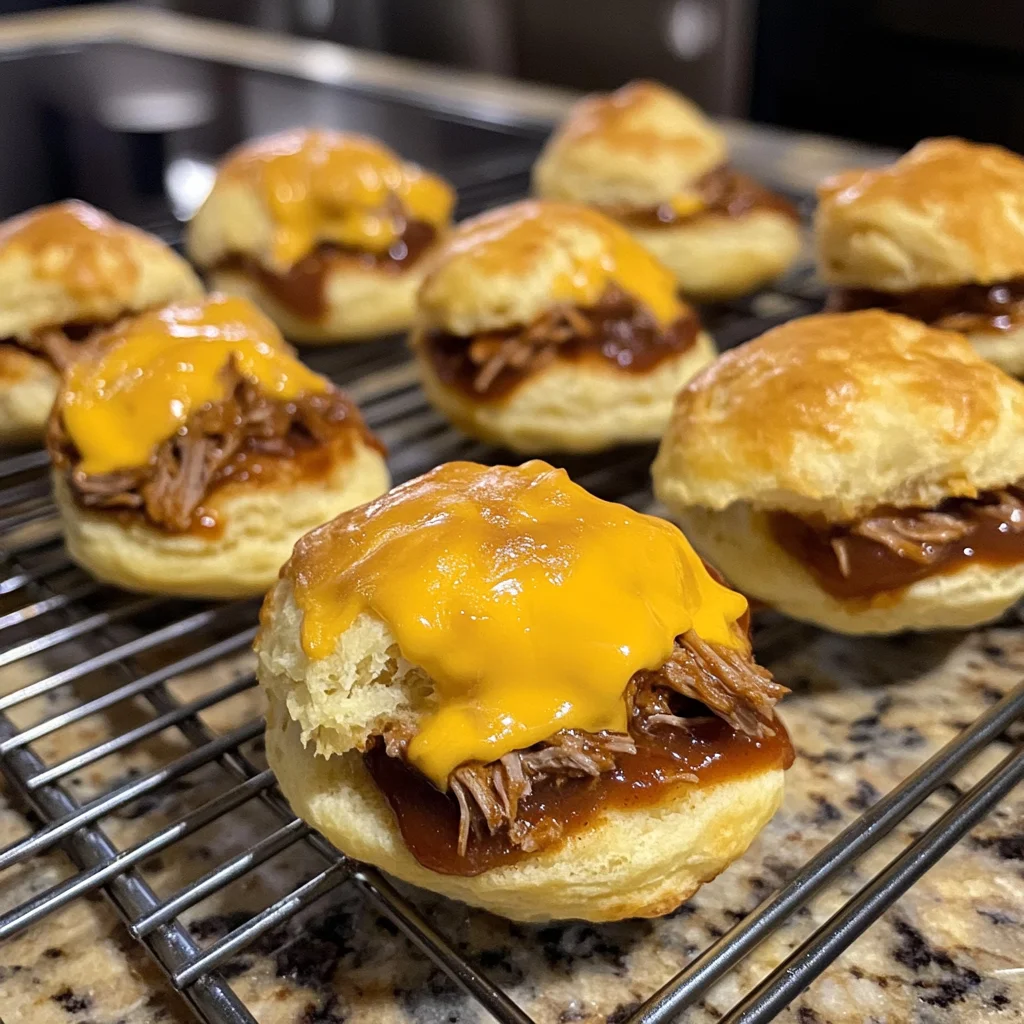 BBQ Pulled Pork Stuffed Cheesy Biscuit Bombs Recipe