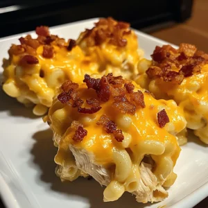 Bacon Ranch Chicken Mac & Cheese Bombs Recipe