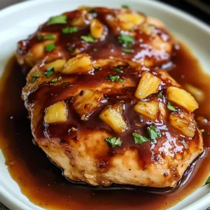 Baked Pineapple BBQ Chicken Breast Recipe