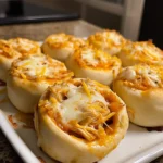 Cheesy Buffalo Chicken Pizza Rolls Recipe