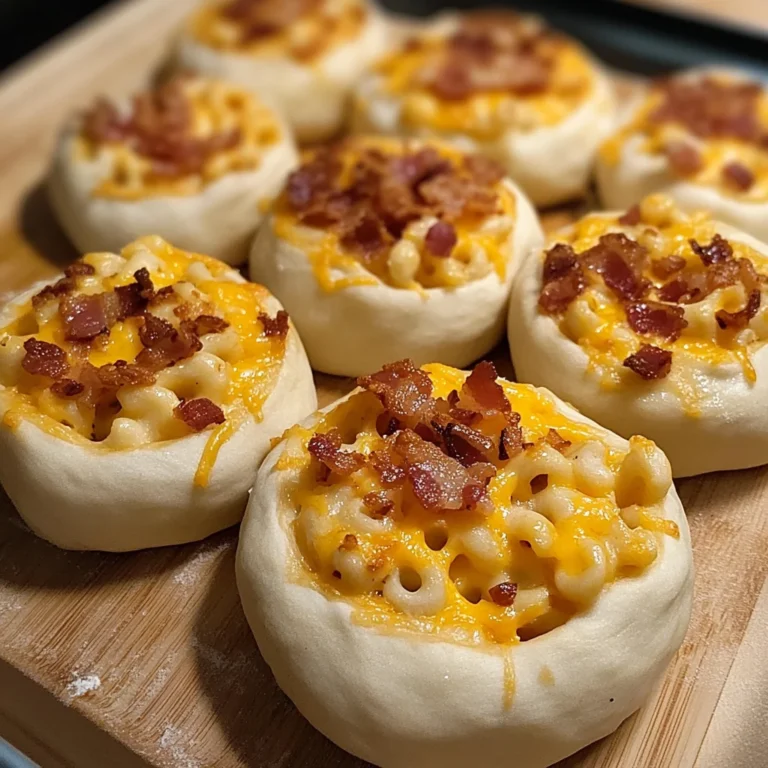 Crispy Bacon Mac & Cheese Loaded Pizza Rolls Recipe