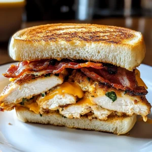 Crispy Bacon and Ranch Chicken Melt Recipe