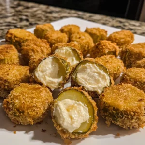 Crispy Fried Pickle Ranch Cheese Bombs Recipe