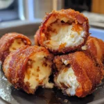 Crispy Honey Garlic Bacon Wrapped Cheese Bombs Recipe
