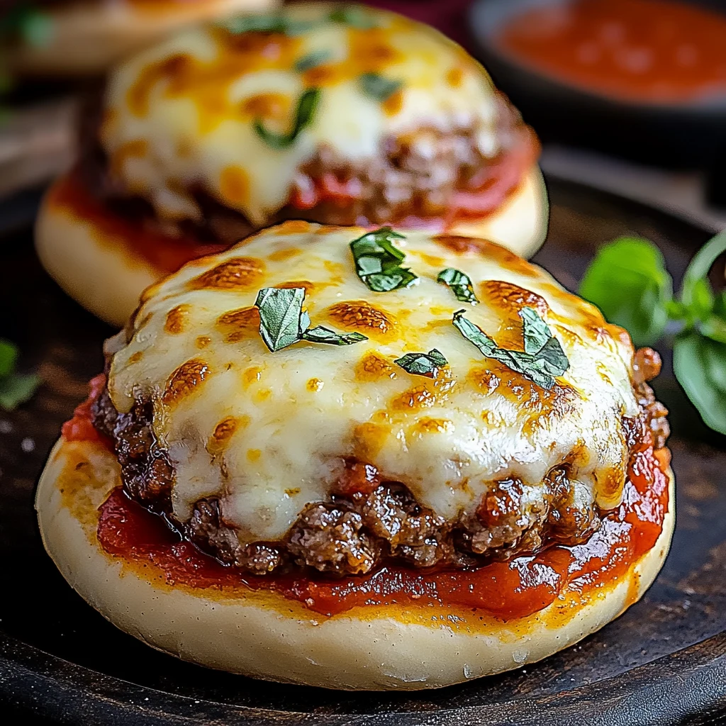 Delicious Homemade Pizza Burgers Recipe