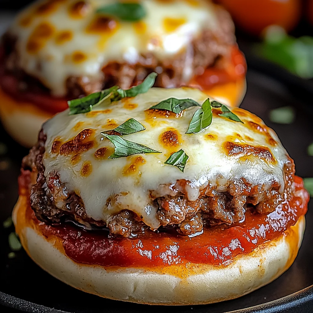 Delicious Homemade Pizza Burgers Recipe