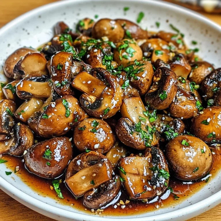 Sweet and Savory Honey Garlic Roasted Mushrooms Recipe