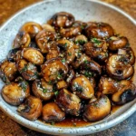 Sweet and Savory Honey Garlic Roasted Mushrooms Recipe