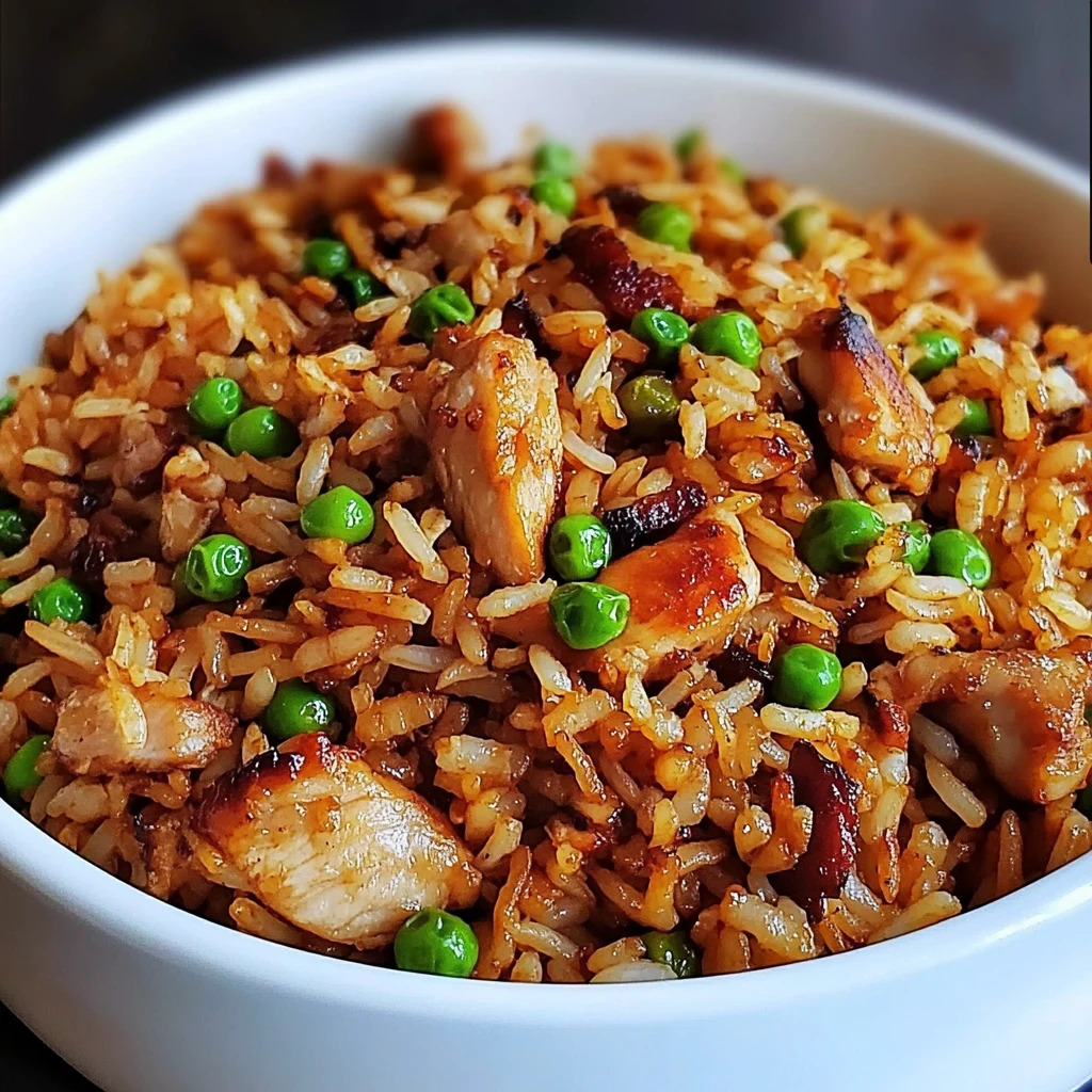 Japanese BBQ Chicken Fried Rice Recipe