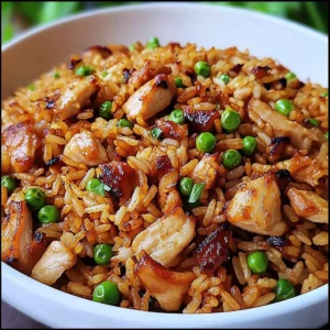 Japanese BBQ Chicken Fried Rice Recipe