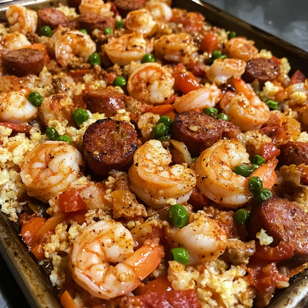 Easy Keto Sheet Pan Jambalaya Recipe for a Quick Dinner