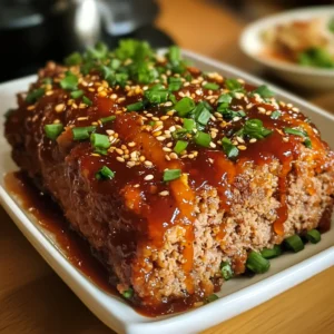 Korean BBQ Meatloaf Recipe: A Flavorful Twist