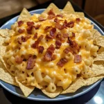 Loaded BBQ Bacon Mac & Cheese Nachos Recipe
