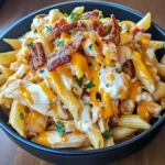 Loaded BBQ Bacon Ranch Chicken Pasta Bake Recipe