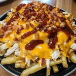 Loaded BBQ Chicken Bacon Cheese Fry Casserole Recipe