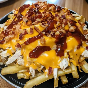 Loaded BBQ Chicken Bacon Cheese Fry Casserole Recipe