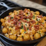 Maple Bacon Ranch Chicken & Tater Tot Skillet Recipe